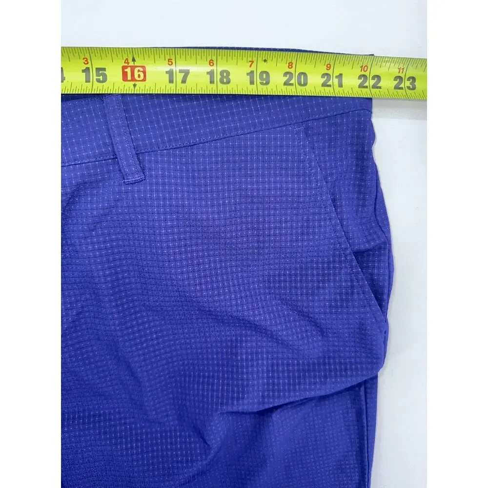 Adidas Men’s Blue Stretch Golf Shorts Size 42 Blue 3 Stripes